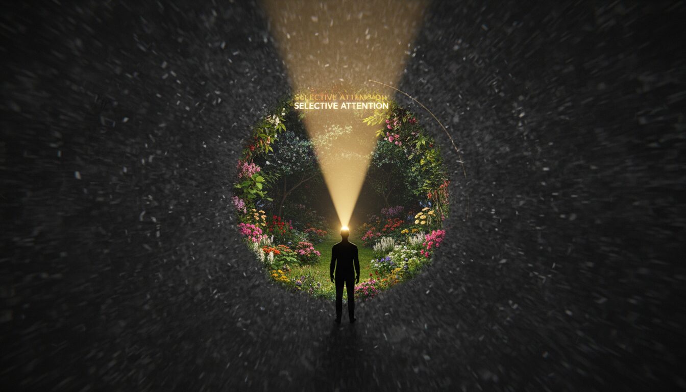 Tu atención crea tu realidad: El mecanismo invisible que decide si te paralizas o te expandes